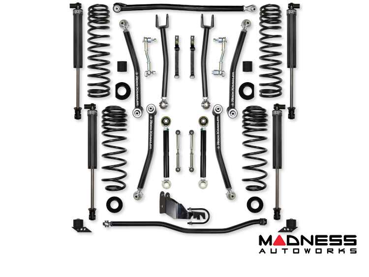 Jeep Wrangler JL Lift Kit - Rock Krawler - 3.5in X Factor X2 (No Limits) - Stage 1 - 2018+ Jeep Wrangler JL Lift Kit - Rock Krawler - 3.5in X Factor X2 (No Limits) - Stage 1 - 2018+